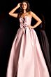 Jovani 45672 Pleated Skirt Double Bow Dress