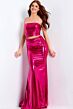 Jovani 45708 Strapless Top Two Piece Metallic Dress