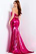 Jovani 45708 Strapless Top Two Piece Metallic Dress