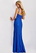 Jovani 45744 Midriff Cutout Two-Strap Embellished Dress