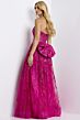 Jovani 45913 Bow Back Plunging Neckline Strapless Dress