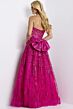 Jovani 45913 Bow Back Plunging Neckline Strapless Dress