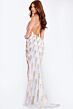 Jovani 46058 Spaghetti Strap Plunging Neckline Sequin Dress