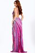 Jovani 46206 High Slit Plunging Neckline Sequin Dress