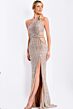 Jovani 46214 Fringe Skirt Multi Cutout Dress