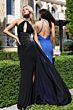 Jovani 46670 Side Tail Choker-Halter Neck Dress