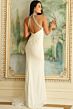 Jovani 46670 Side Tail Choker-Halter Neck Dress