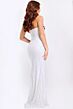 Jovani 46694 Slit Skirt Strapless Sequin Dress