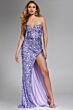 Jovani 46714 Strapless Sweetheart Neckline Pailletes Dress