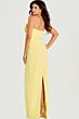 Jovani 46884 Back Slit 3D Flowers Dress