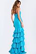 Jovani 46908 Ruffle Skirt Hot Fix Dress