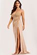 Jovani 46978 Strapless Corset Embellished Dress
