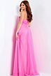 Jovani 47041 Ruched Bust Strapless Baby Doll Dress