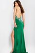 Jovani 47143 Keyhole Neckline High Slit Backless Dress