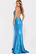 Jovani 47152 Strappy Back Beaded Metallic Dress