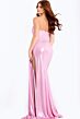 Jovani 47159 Cowl Neckline Strapless Metallic Dress