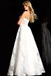 Jovani 47327 Illusion Back Strapless Floral Dress