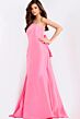 Jovani 47495 Bow Back Strapless Satin Dress