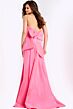 Jovani 47495 Bow Back Strapless Satin Dress
