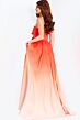 Jovani 47554 Long Overskirt Ombre Satin Dress