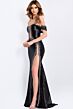 Jovani 47607 Embellished Cutout One Strap Dress