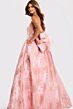 Jovani 47702 Plunging Sides Floral with Pocket Dress