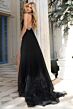 Jovani 47787 High Slit Plunging Halter Neckline Dress
