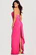 Jovani 47831 Back Slit Draped Bodice Strapless Dress