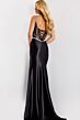 Jovani 47849 Illusion Corset Slit Skirt Dress