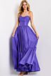 Jovani 47883 Corset Bodice Strapless Boho Dress