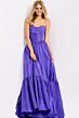 Jovani 47883 Corset Bodice Strapless Boho Dress
