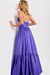Jovani 47883 Corset Bodice Strapless Boho Dress