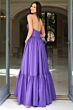 Jovani 47883 Corset Bodice Strapless Boho Dress