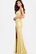 Jovani 48073 Ruched Bust Beaded Metallic Dress