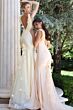 Jovani 48120 3D Floral Straps Open V-Back Dress
