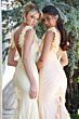 Jovani 48120 3D Floral Straps Open V-Back Dress