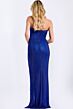 Jovani 48135 Embellished Neckline Strapless Glitter Dress