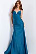 Jovani 48200 Spaghetti Strap Glitter Dress