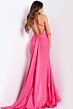 Jovani 48291 Exposed Back Halter Neck Dress