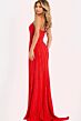 Jovani 48328 High Slit Sweetheart Neckline Sequin Dress