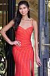 Jovani 48328 High Slit Sweetheart Neckline Sequin Dress