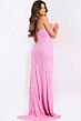 Jovani 48328 High Slit Sweetheart Neckline Sequin Dress