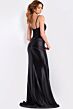 Jovani 48364 High Slit Beaded Corset Top Dress