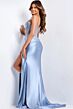 Jovani 48368 Spaghetti Strap Beaded Corset Top Dress