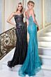 Jovani 48375 Illusion Bodice Spaghetti Strap Dress