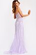 Jovani 48375 Illusion Bodice Spaghetti Strap Dress