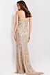 Jovani 48389 Plunging Sweetheart Neckline Embellished Dress