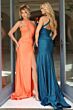 Jovani 48398 Crisscross Keyhole Halter Neck Glitter Dress