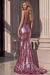 Jovani 48508 Plunging Neckline Sequin Dress