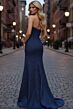 Jovani 48512 Plunging Neckline Glitter Dress